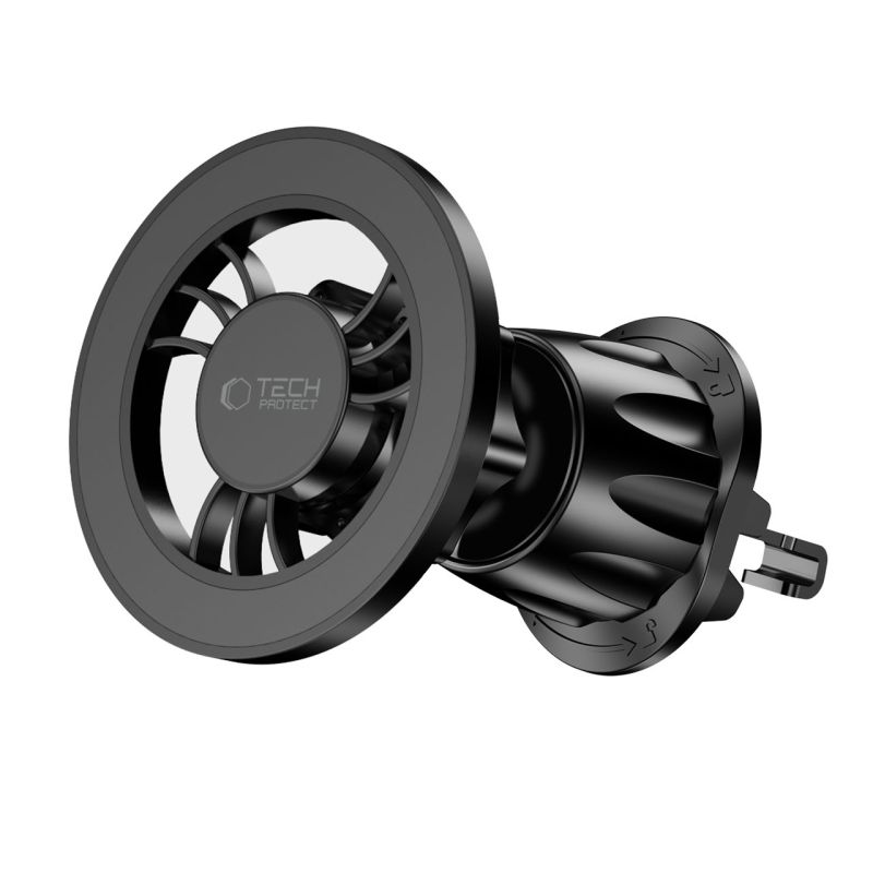 Support Auto Magnétique Tech-Protect N56 2en1 II, Universel, Noir