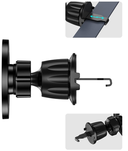 Support Auto Magnétique Tech-Protect N56 2en1 II, Universel, Noir