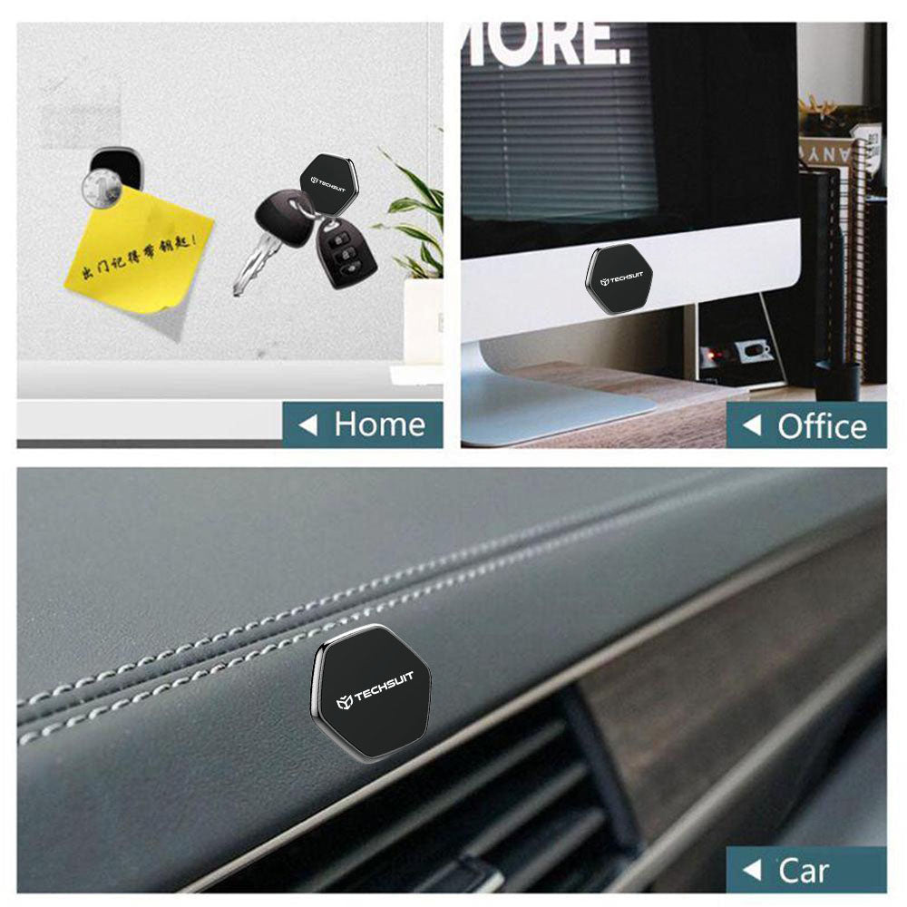 Support Auto Magnétique Techsuit HOLD210-C, Universel, Noir