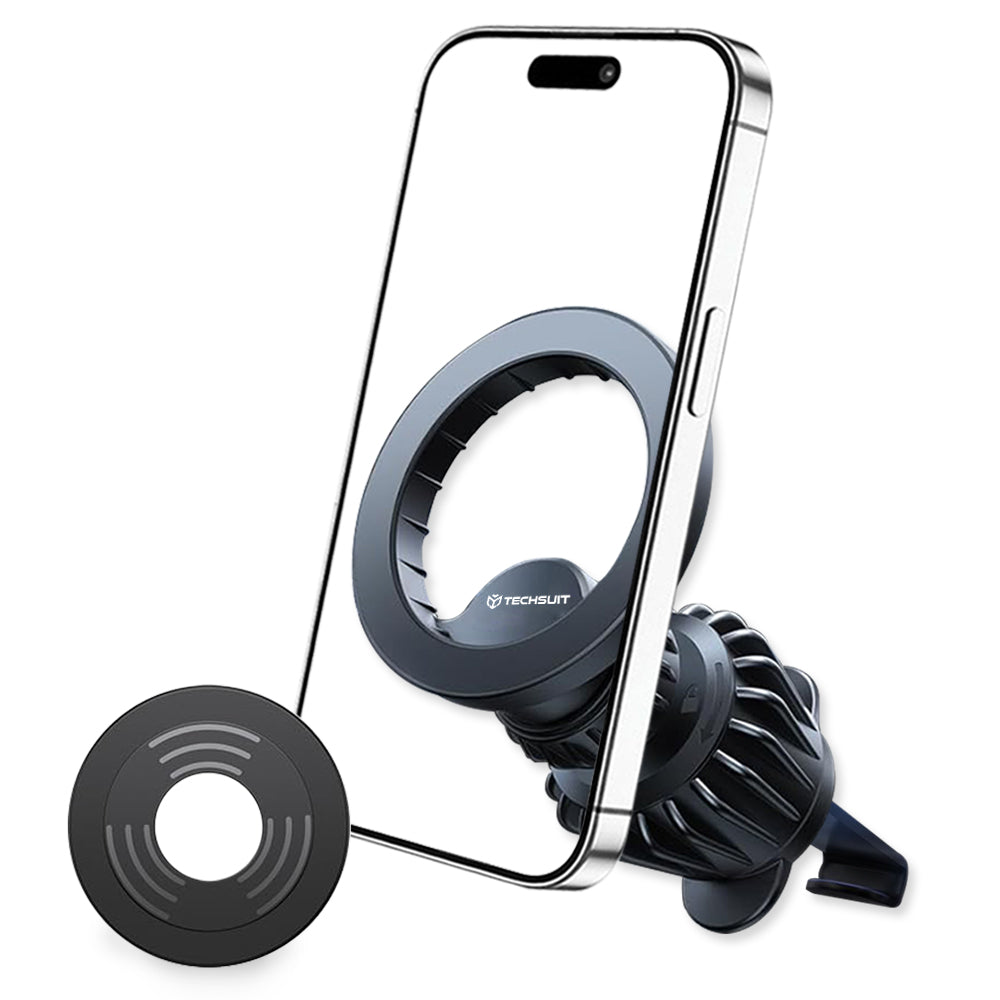 Support Auto Magnétique Techsuit S1, Universel, Noir