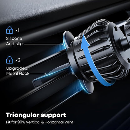 Support Auto Magnétique Techsuit S1, Universel, Noir