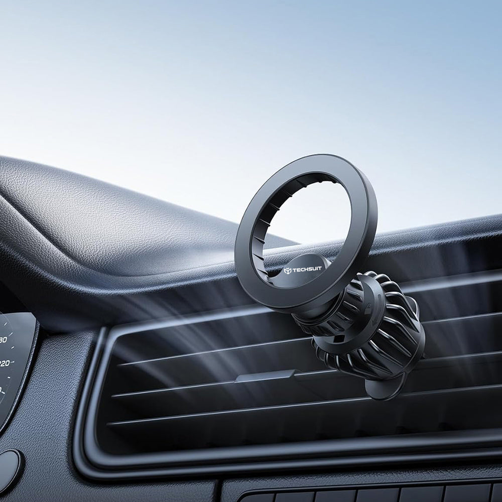 Support Auto Magnétique Techsuit S1, Universel, Noir