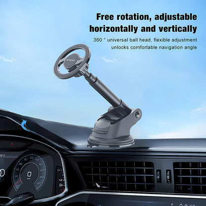 Support Auto Magnétique Techsuit S12, Universel, Noir