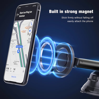 Support Auto Magnétique Techsuit S12, Universel, Noir