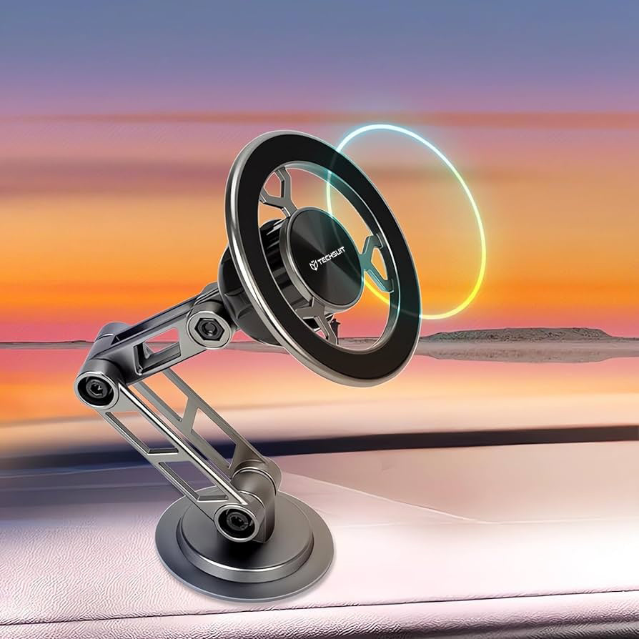 Support Auto Magnétique Techsuit S14, Universel, Gris