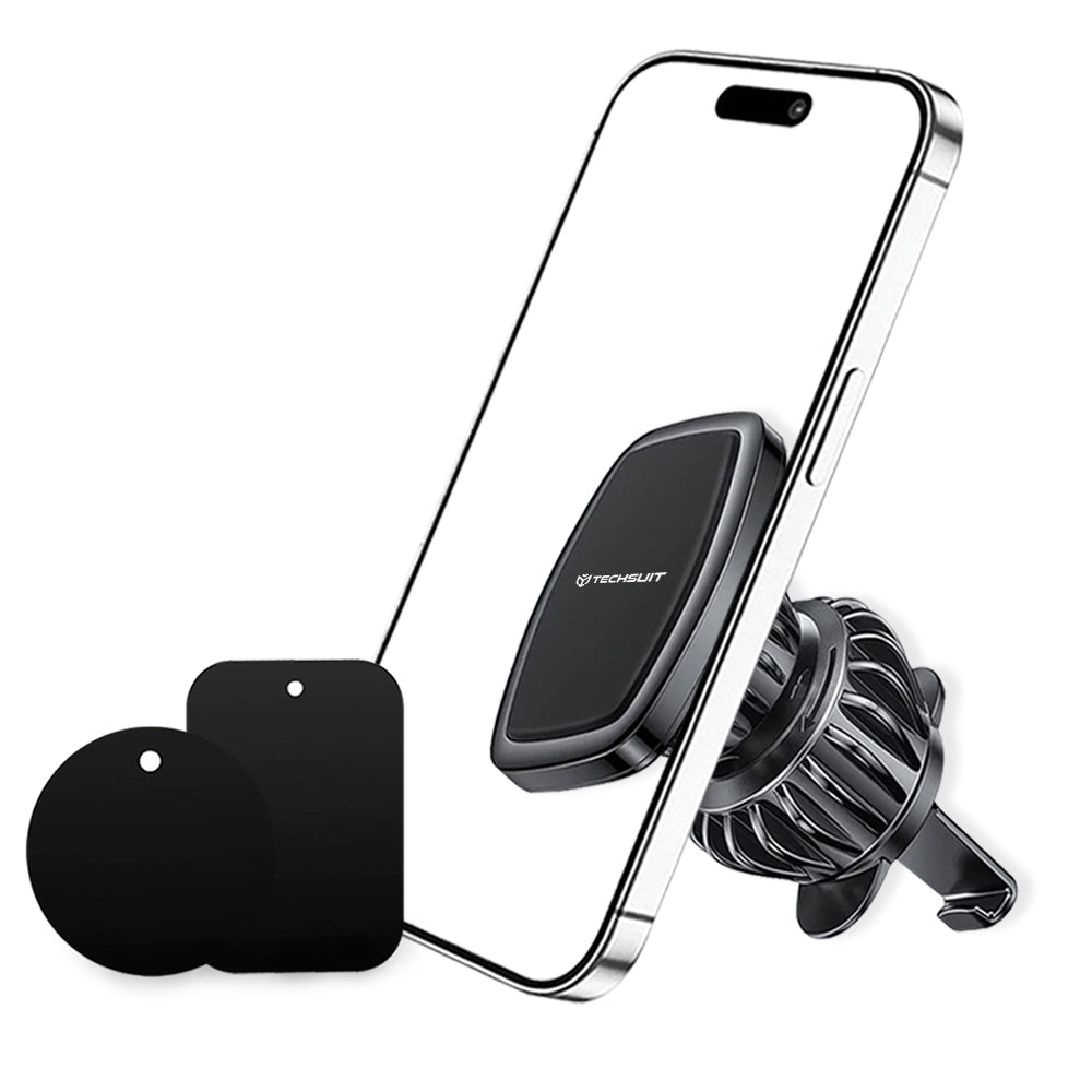 Support Auto Magnétique Techsuit S2, Universel, Noir