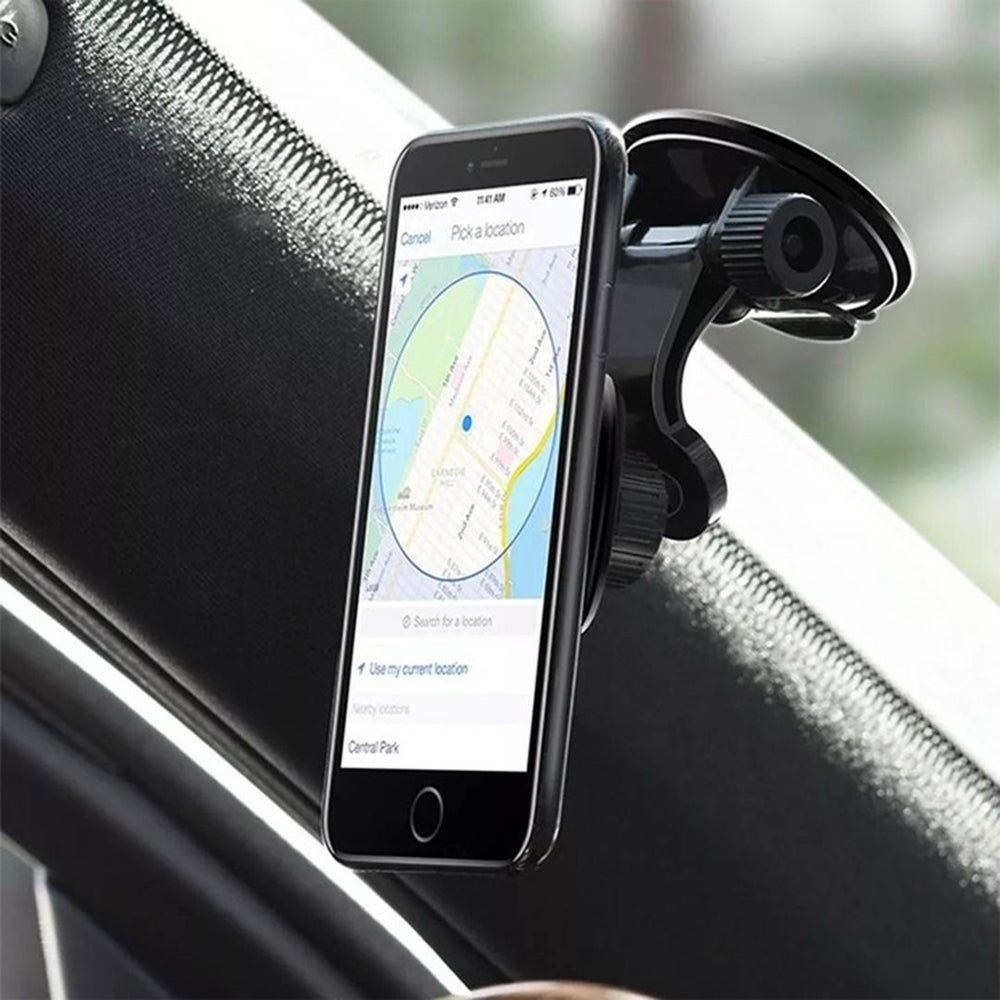 Support Auto Magnétique Techsuit S6, Universel, Noir Rouge