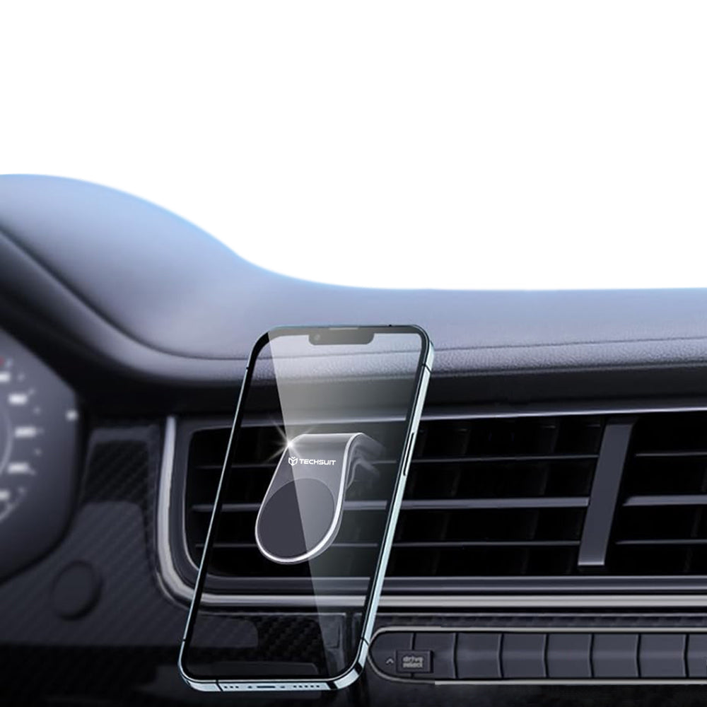 Support Auto Magnétique Techsuit S7, Universel, Argenté