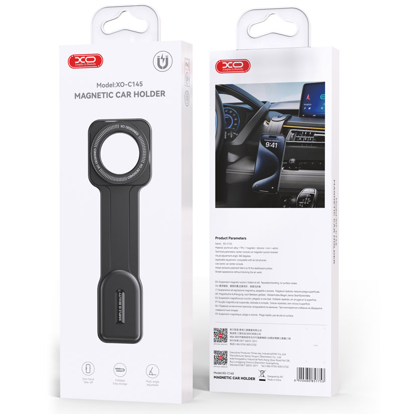 MagSafe XO Design MagSafe XO Design C125 Support magnétique pour voiture, noir