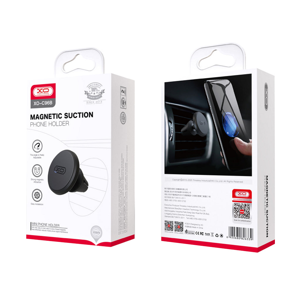 Support Auto Magnétique XO Design C96B, Universel, Noir