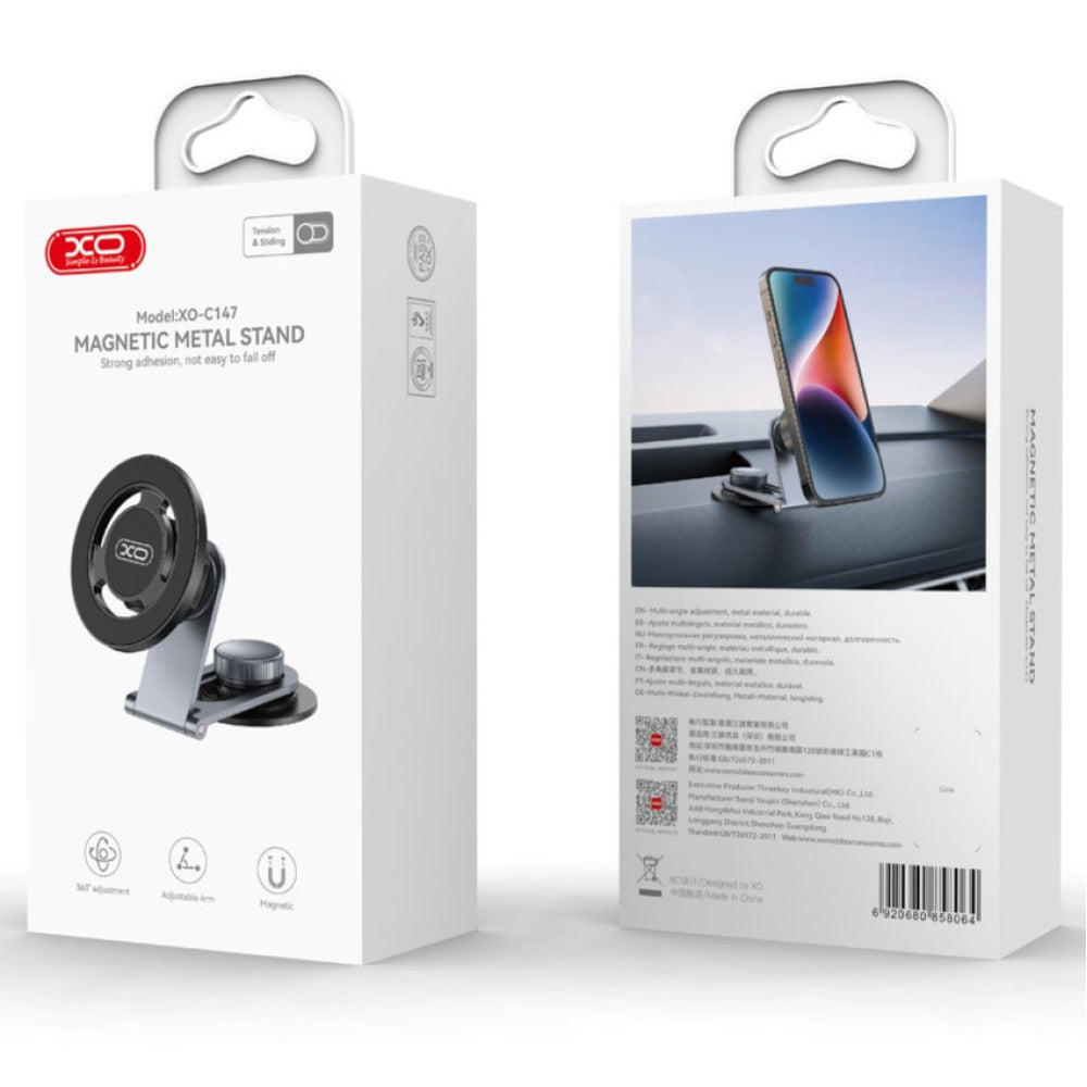 Support Auto Magnétique XO Design C147, Universel, Gris