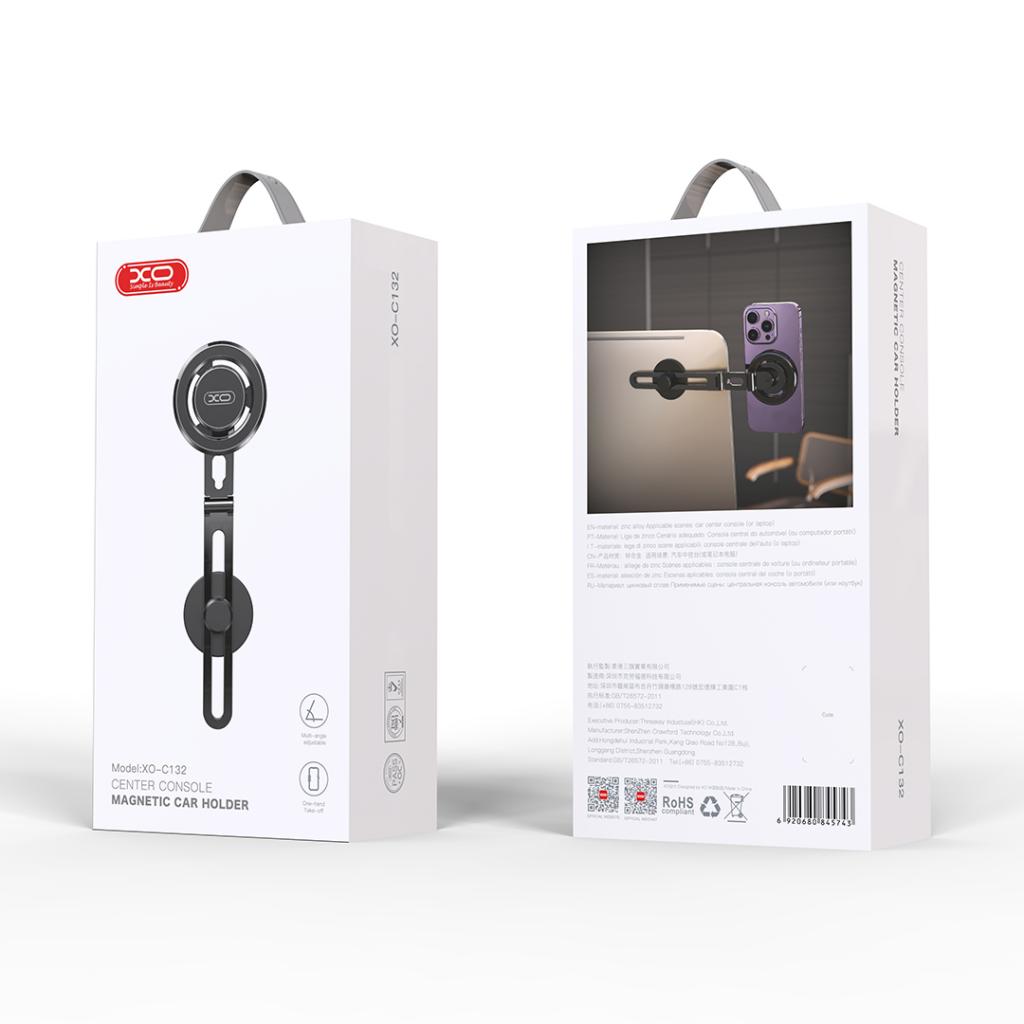 Support Auto Magnétique XO Design C132, Universel, Noir