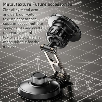 Support Auto Magnétique Yesido C198, Universel, Gris