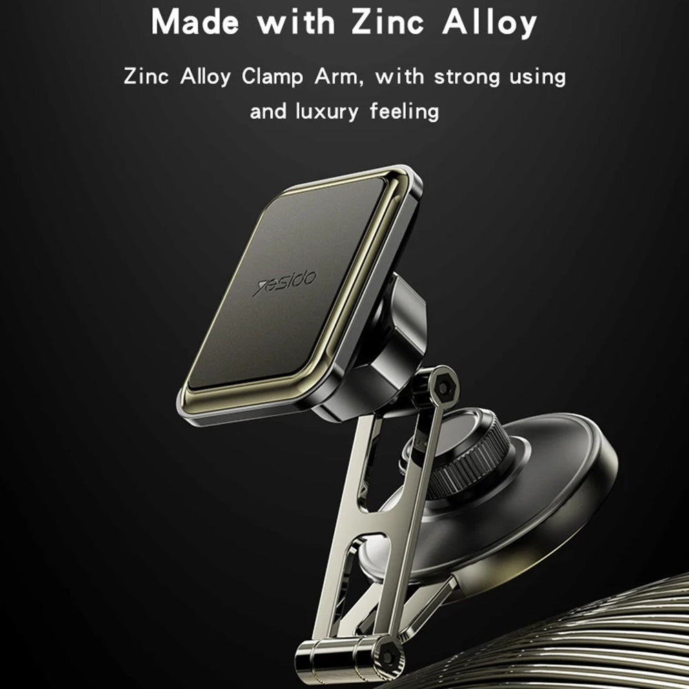 Support Auto Magnétique Yesido C264, Universel, Noir