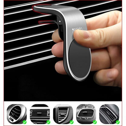 Support Auto Magnétique Yesido C64, Universel, Noir