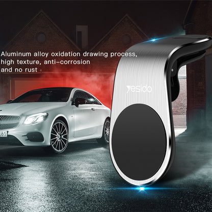 Support Auto Magnétique Yesido C64, Universel, Noir