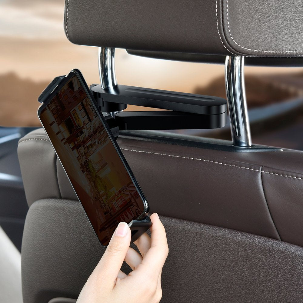 Baseus BackSeat Headrest Car Mount, 4.7inch - 12.3inch, Black SULR-A01