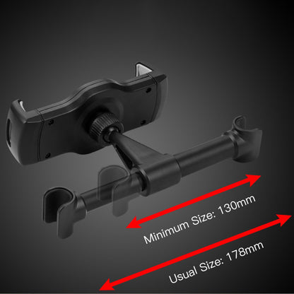 Support Auto Appui-tête Yesido C29, 4 pouces - 10 pouces, Noir