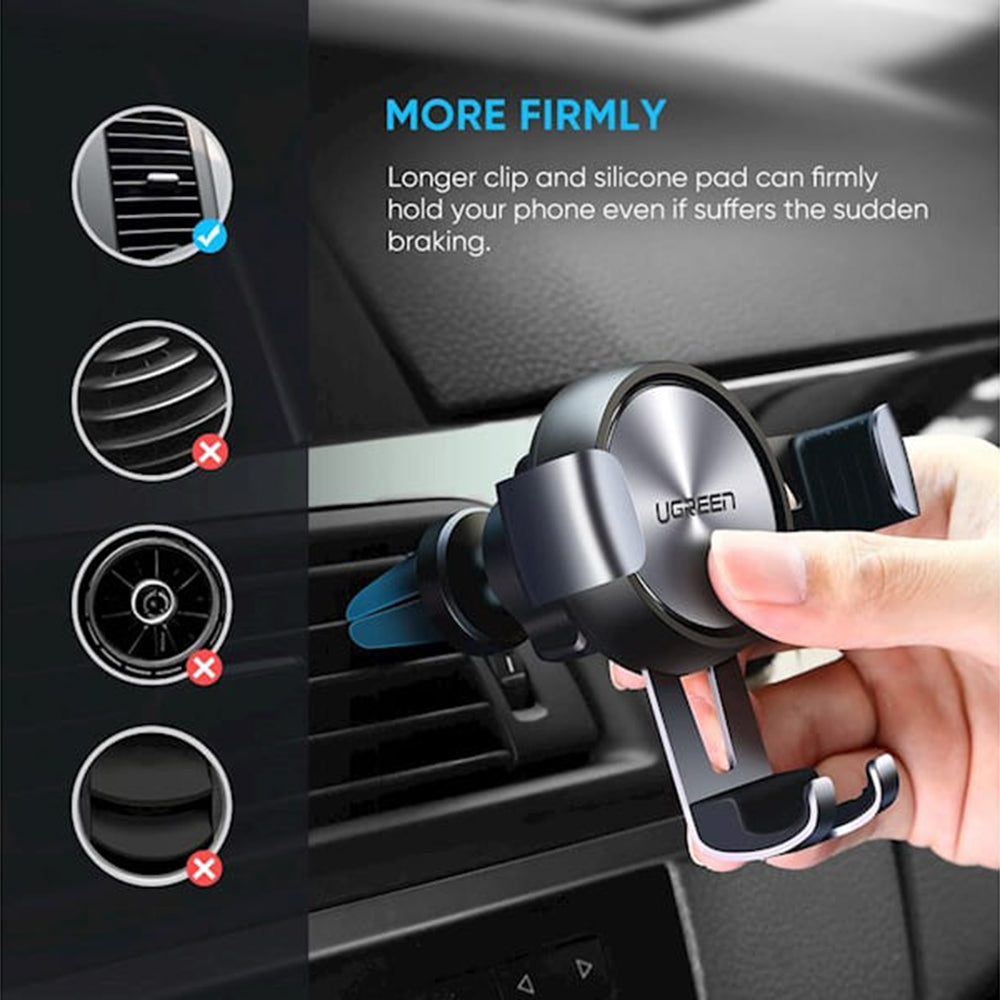 Support Auto UGREEN LP130 (50564), Universel, Gris