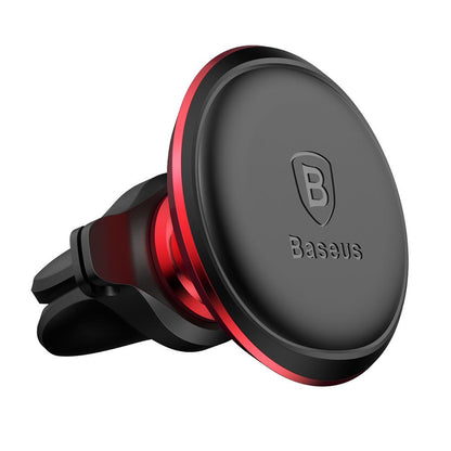 Support Auto Magnétique Baseus Air Vent, Universel, Rouge C40141201913-00