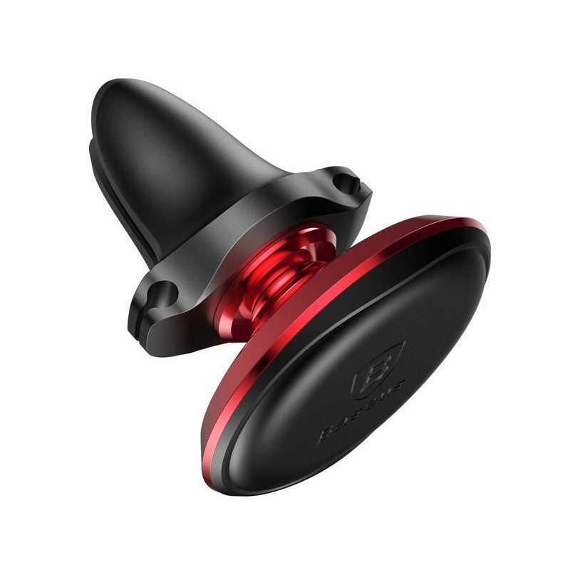 Support Auto Magnétique Baseus Air Vent, Universel, Rouge C40141201913-00