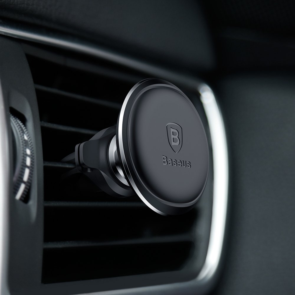 Support Voiture Magnétique Baseus Air Vent, Universel, Noir SUGX-A0