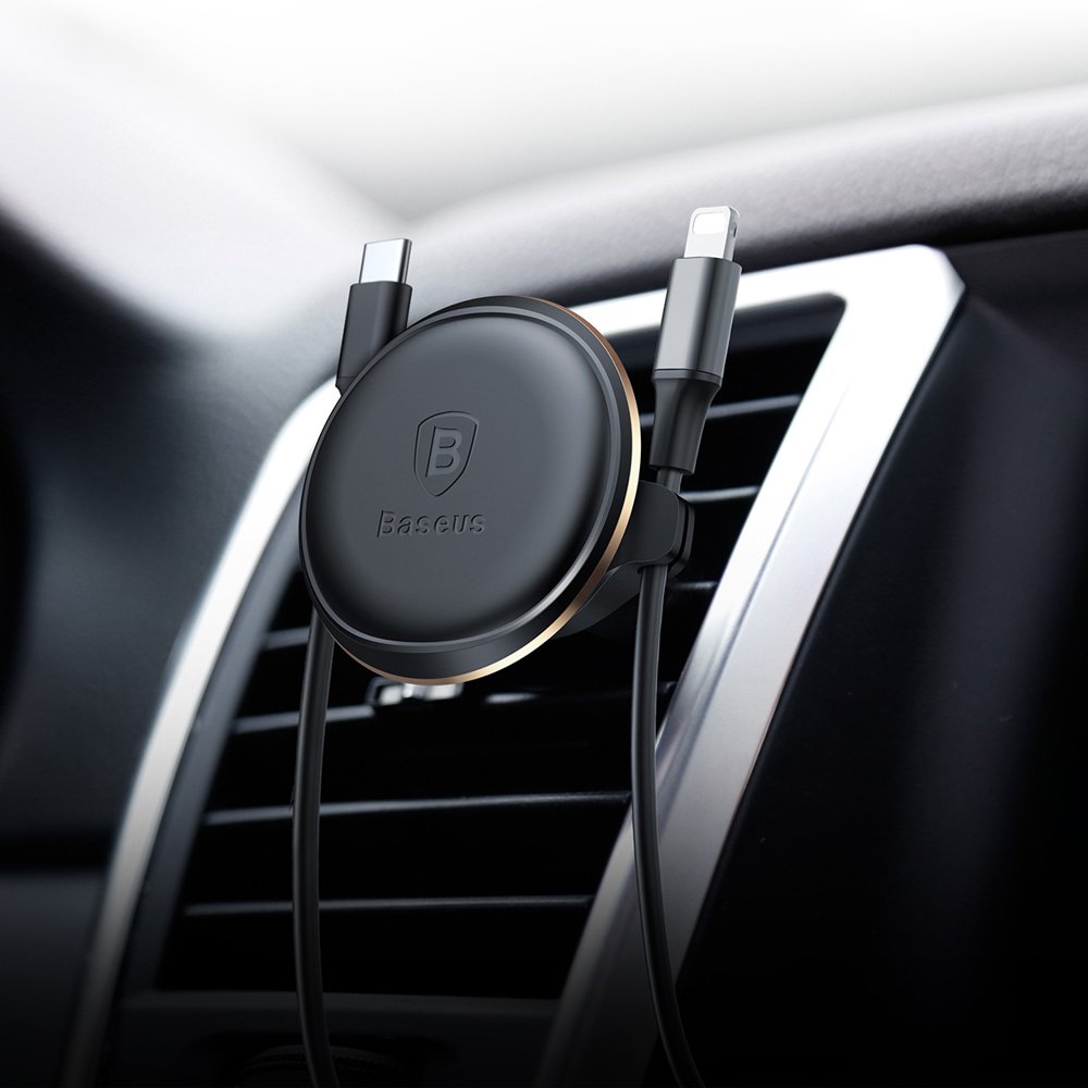 Support Voiture Magnétique Baseus Air Vent, Universel, Noir SUGX-A0