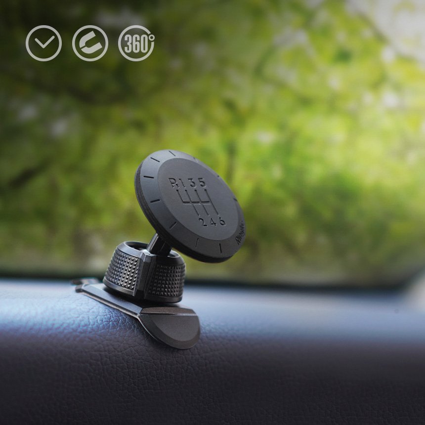 Support Auto Magnétique Ringke Gear, Universel, Noir