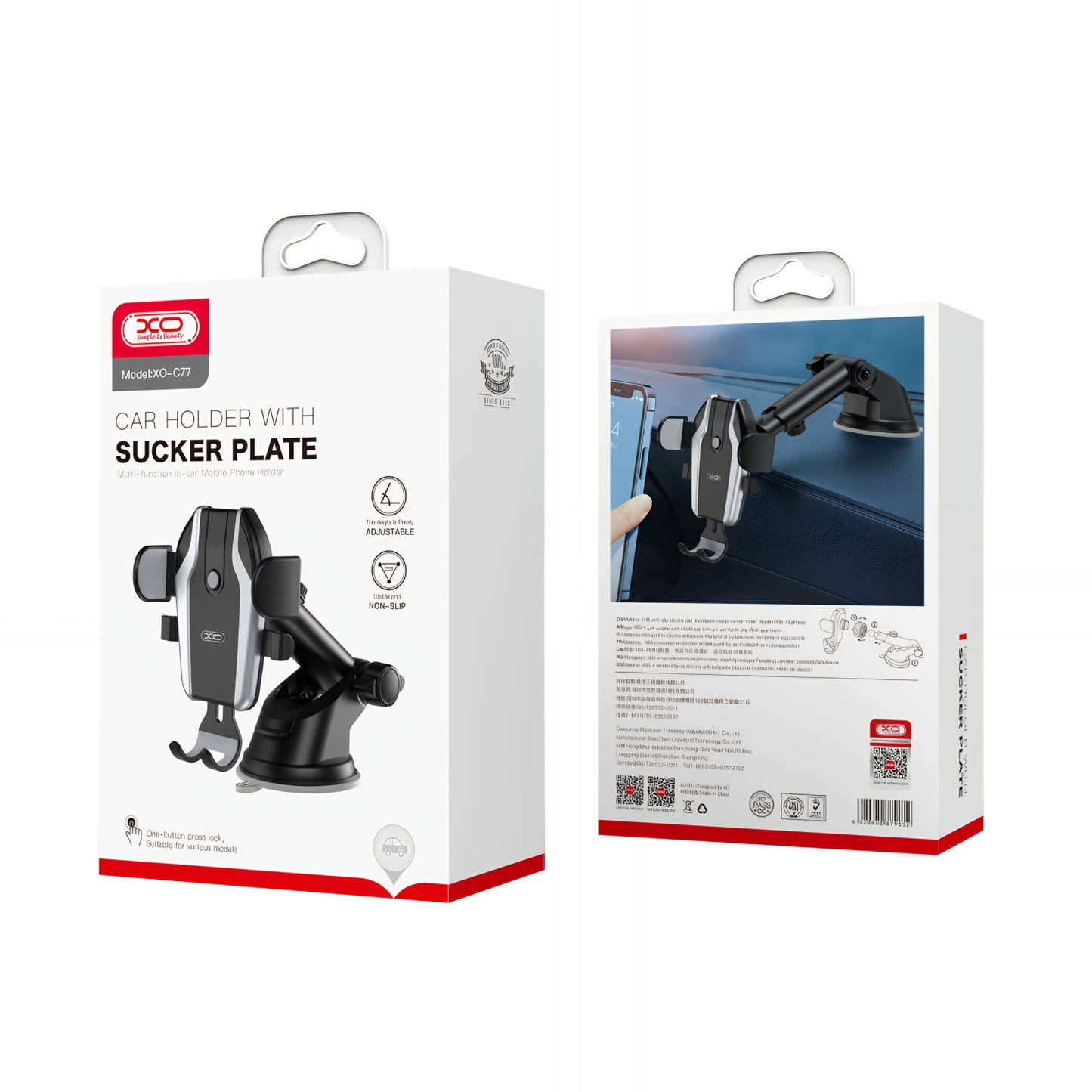 Support Auto XO Design C77, Universel, Noir