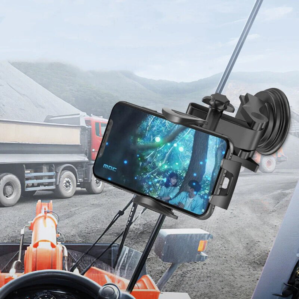 Support Auto Yesido C111, 4.5 pouces - 6.8 pouces, Noir