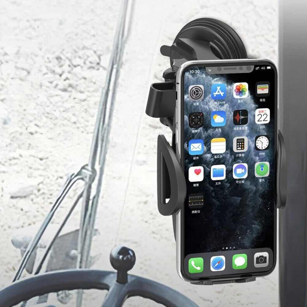 Support Auto Yesido C111, 4.5 pouces - 6.8 pouces, Noir