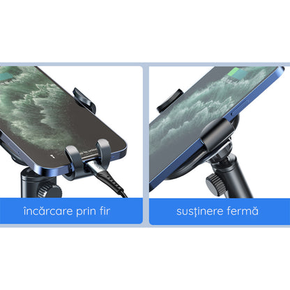 Support Auto Yesido C120, 4 pouces - 6,5 pouces, Noir