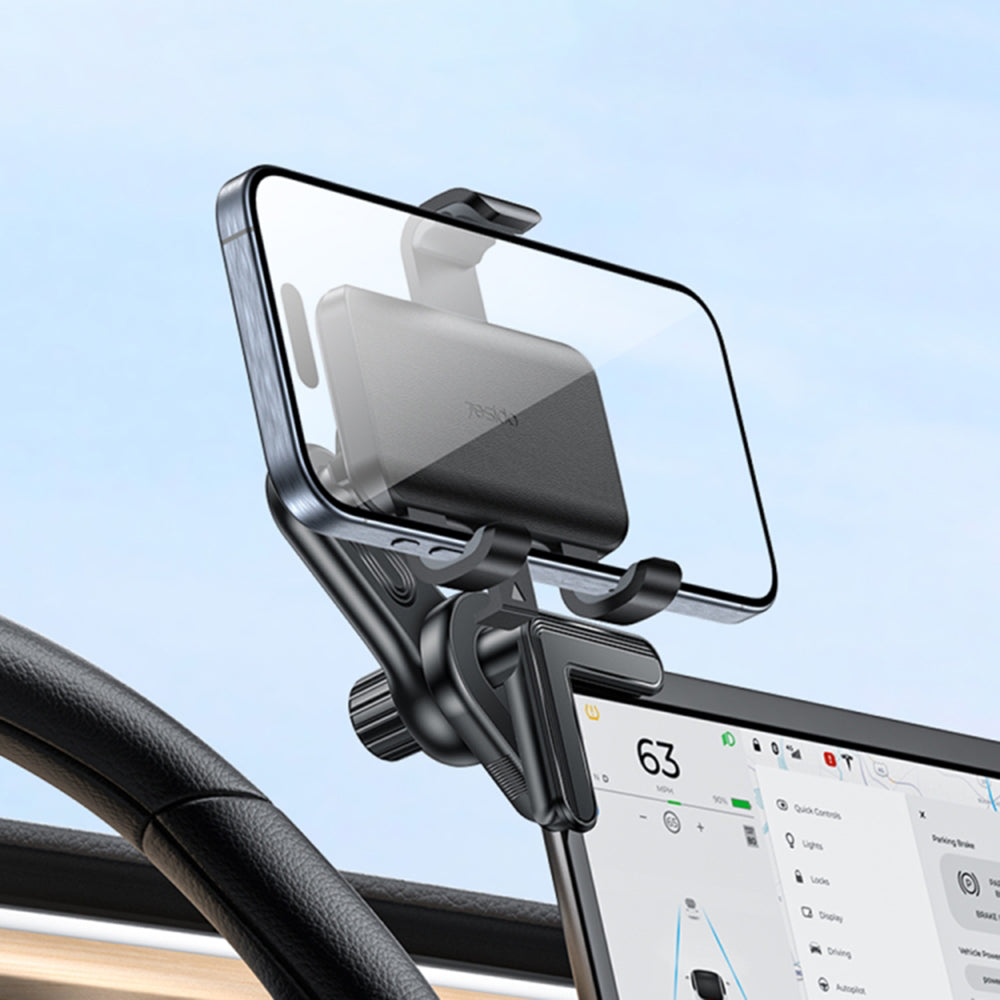 Support Auto Yesido C250, 4.7 pouces - 6.8 pouces, Noir