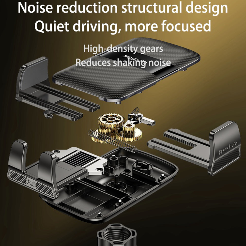 Support Auto Yesido C274, 4.7 pouces - 7.2 pouces, Noir