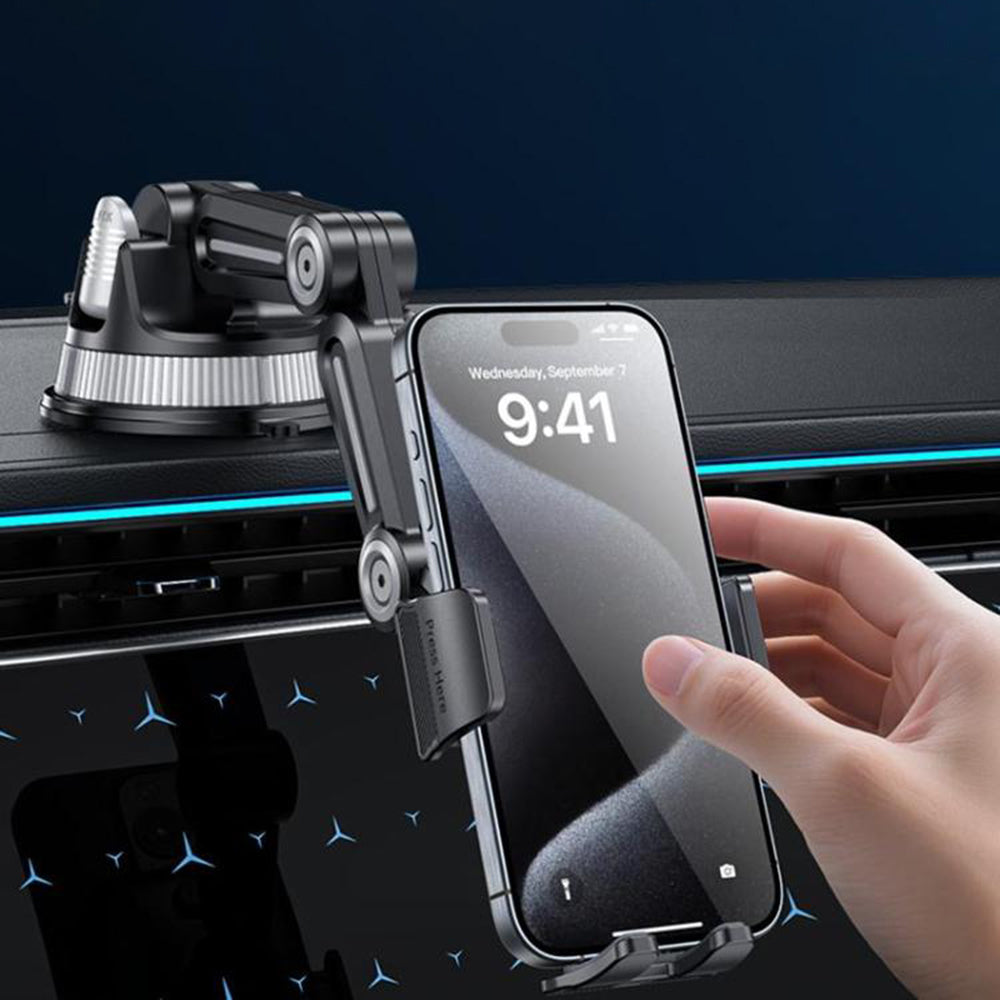 Support Auto Yesido C275, 4.7 pouces - 7.2 pouces, Noir