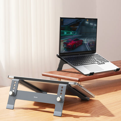 Baseus UltraStable Laptop Stand UltraStable pour ordinateur portable max.17inch, Grey B10053100811-00 