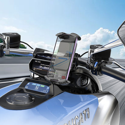 Support Vélo Borofone BH105 Basalt, 4.7 pouces - 7 pouces, Noir