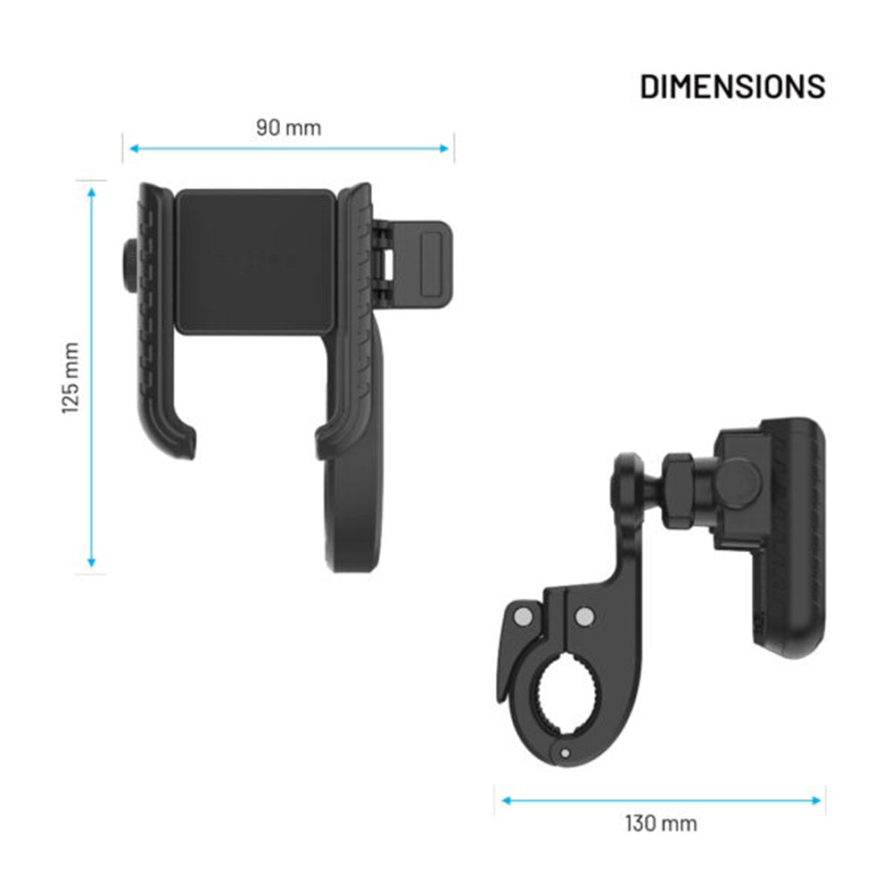 Support Vélo Fixed Bikee Plus Vista, Universel, Noir