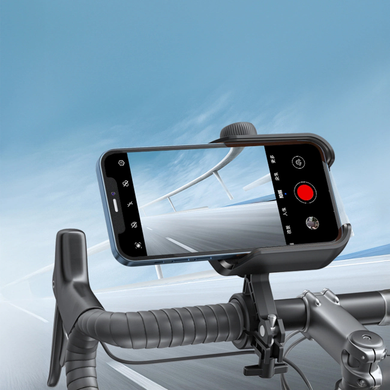 Support Vélo Moto Joyroom JR-ZS431, 4.7 pouces - 7 pouces, Noir