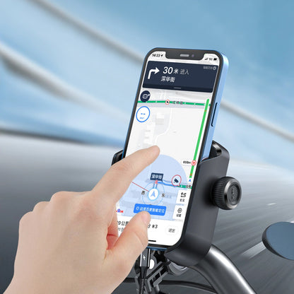 Support Vélo Moto Joyroom JR-ZS431, 4.7 pouces - 7 pouces, Noir