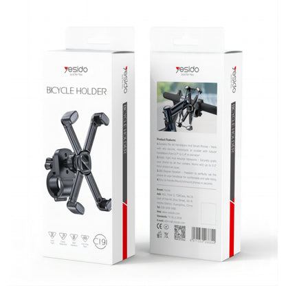 Support Vélo Yesido C191, 4.5 pouces - 6.8 pouces, Noir