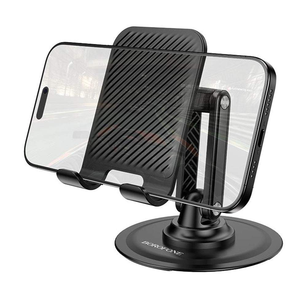 Support de bureau Borofone BH128 Admirado, 4,5 pouces - 7 pouces, Noir