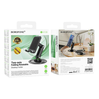 Support de bureau Borofone BH128 Admirado, 4,5 pouces - 7 pouces, Noir