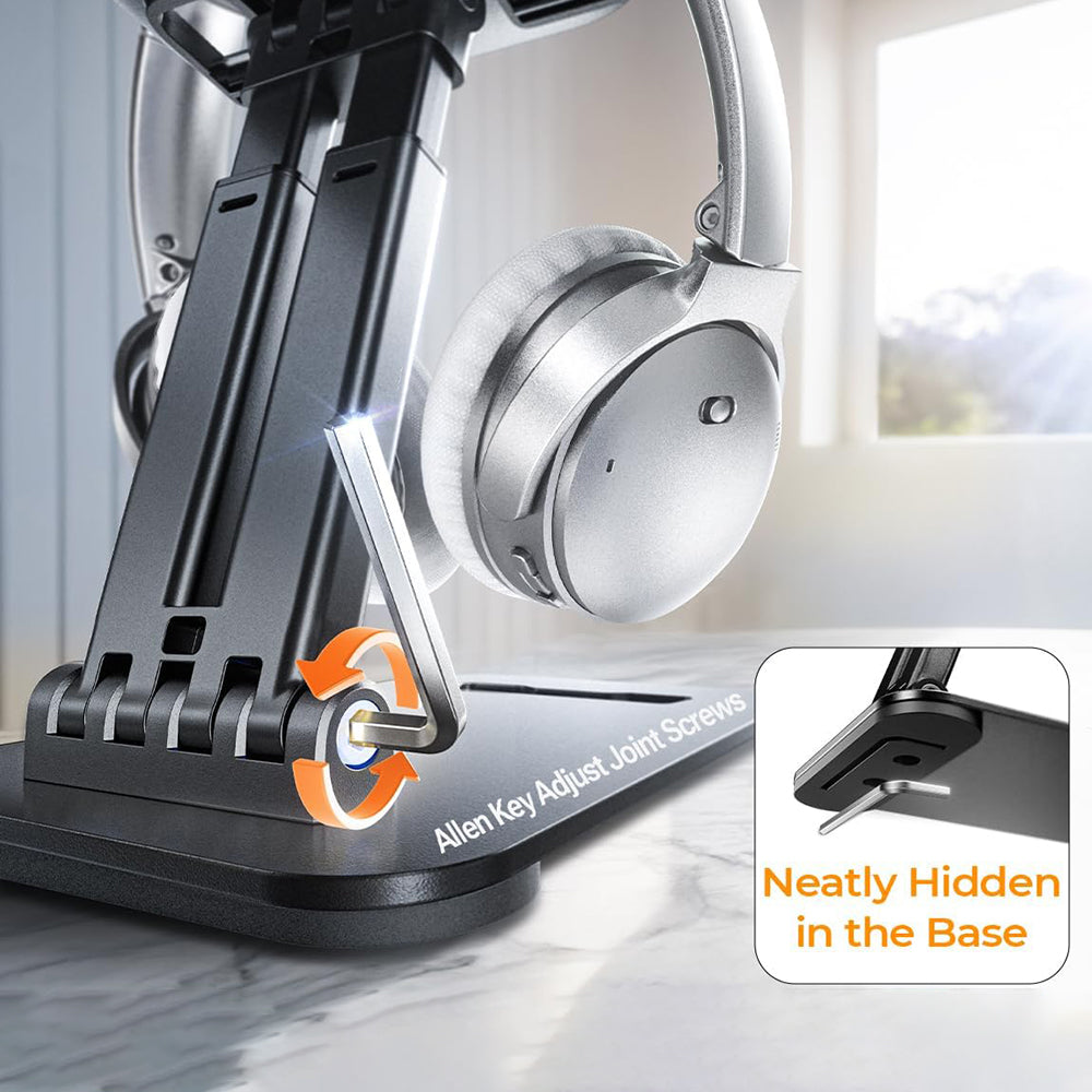 Support de bureau Lisen pour téléphone / tablette, 4 pouces - 15,9 pouces, Noir YL0424080007