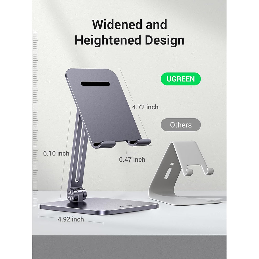 Support de bureau UGREEN LP134, 6.1 pouces - 12.9 pouces, Gris