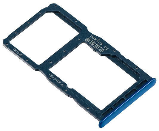 Support SIM - Porte-cartes Huawei P30 lite, Bleu