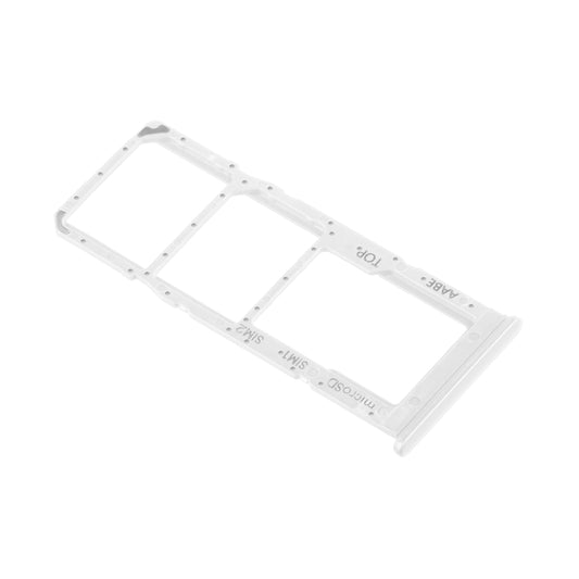 Support SIM - Porte-cartes Samsung Galaxy A12 Nacho A127 / A12 A125, Blanc