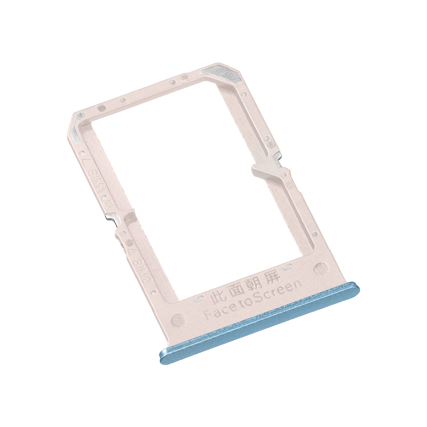 Support SIM - Carte Oppo A73 5G, Bleu