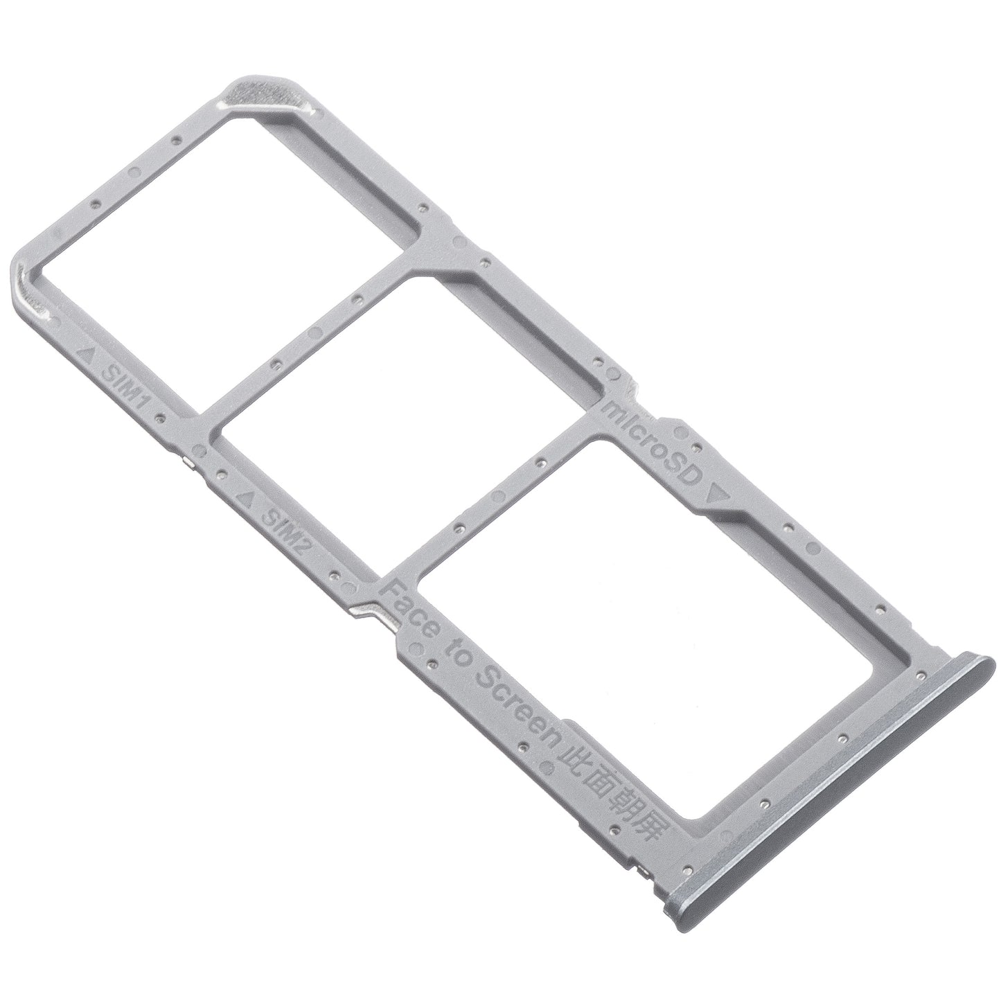 Support SIM - Carte Oppo A16, Argent