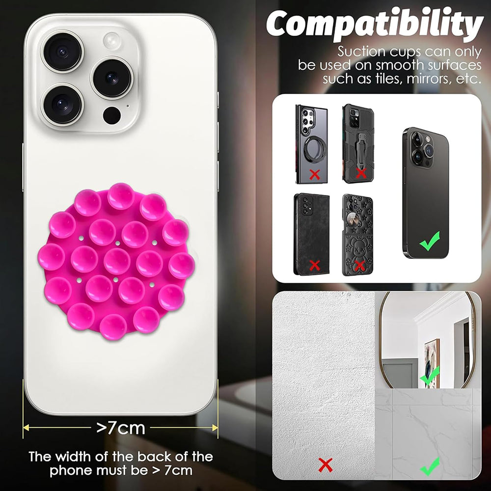 Support avec Ventouses Techsuit SD-CUP, Bleu